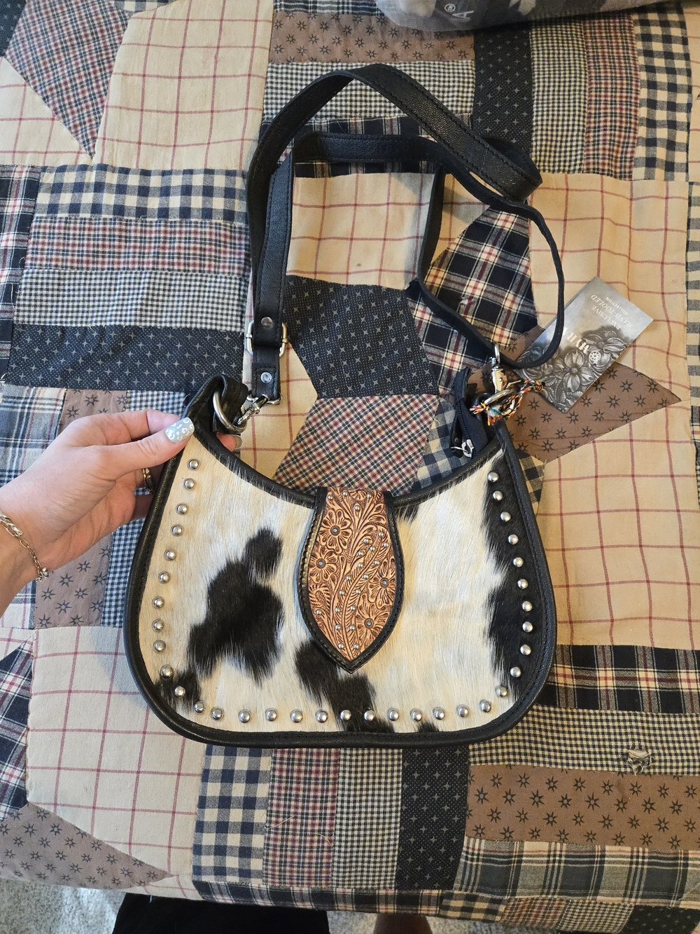 Genuine Cowhide & Leather Bag